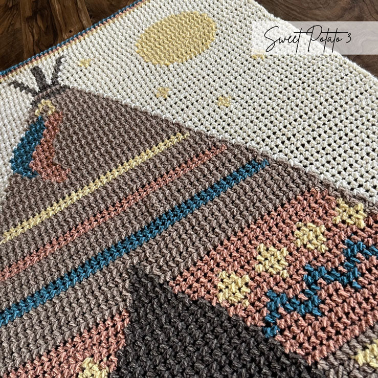 Boho Adventure Nursery Blanket - Image 2