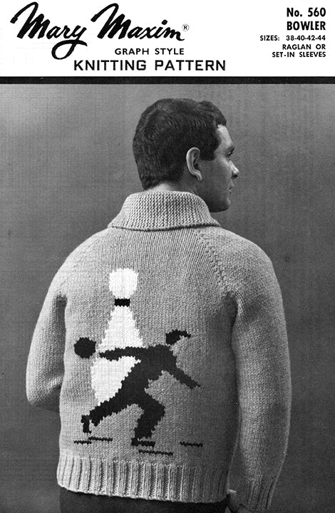 Men's or Ladies' Bowler Cardigan Pattern - Image 3