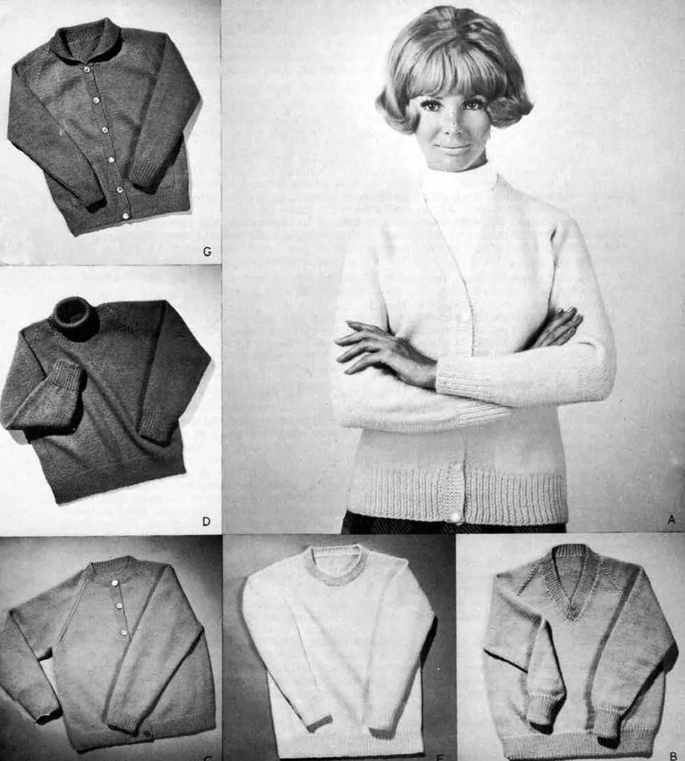 Ladies' or Youth Bowling Cardigan Pattern - Image 3