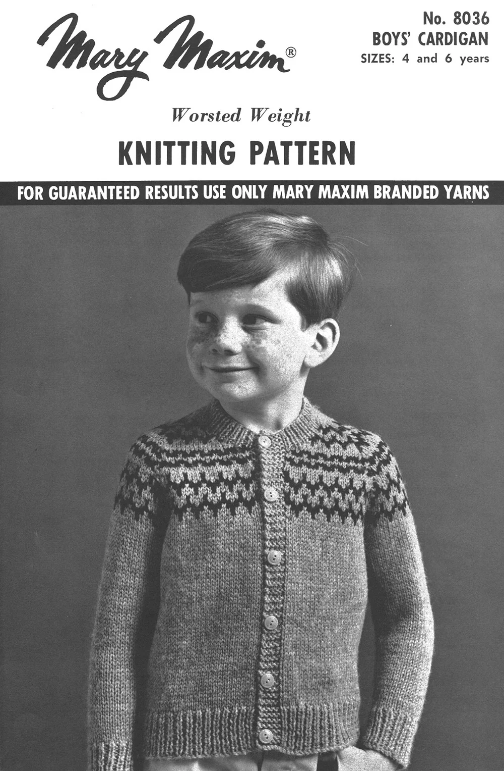 Boy's Cardigan Pattern - Image 2