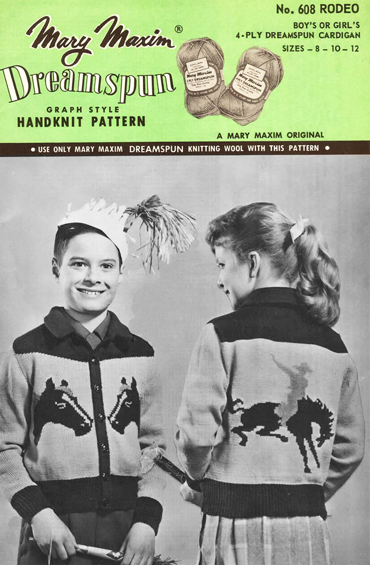 Boy's & Girl's Rodeo Cardigan Pattern - Image 2