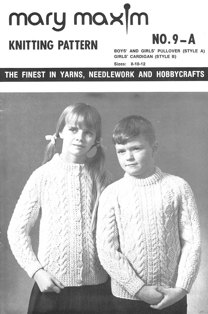 Boys' And Girls' Pullover & Girls' Cardigan Pattern - Image 2