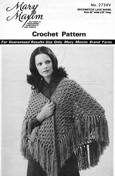 Broomstick Lace Shawl Pattern - Image 3