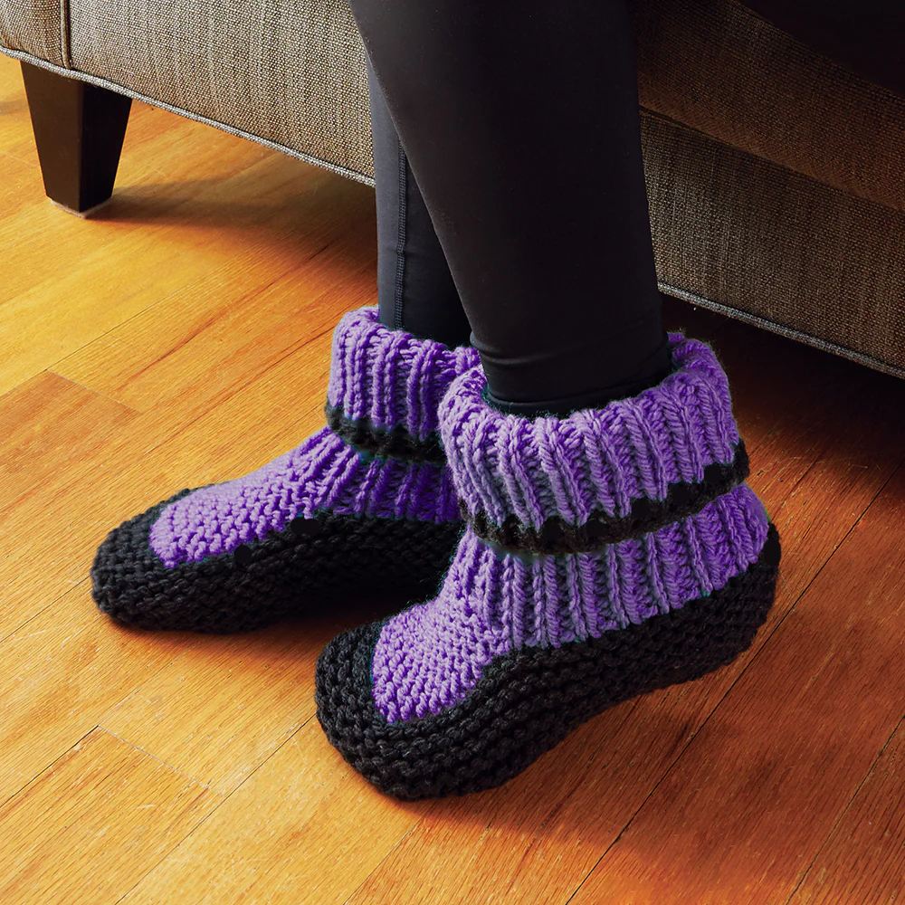 Bulky Knit Slippers - Image 3
