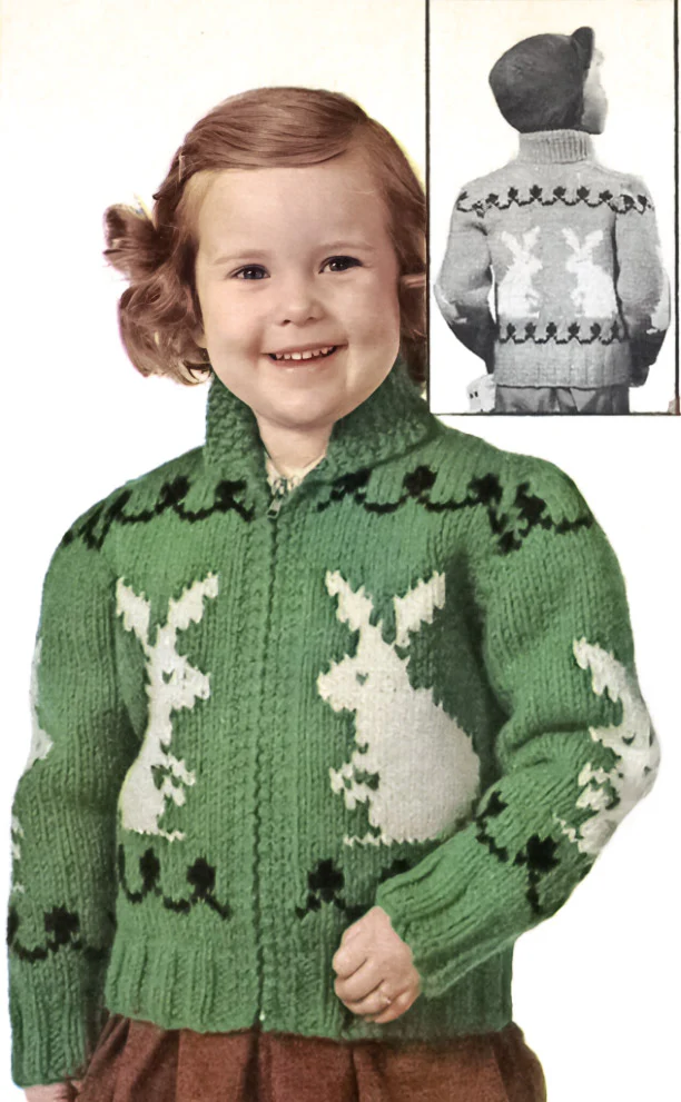 Bunny Cardigan Pattern - Image 2