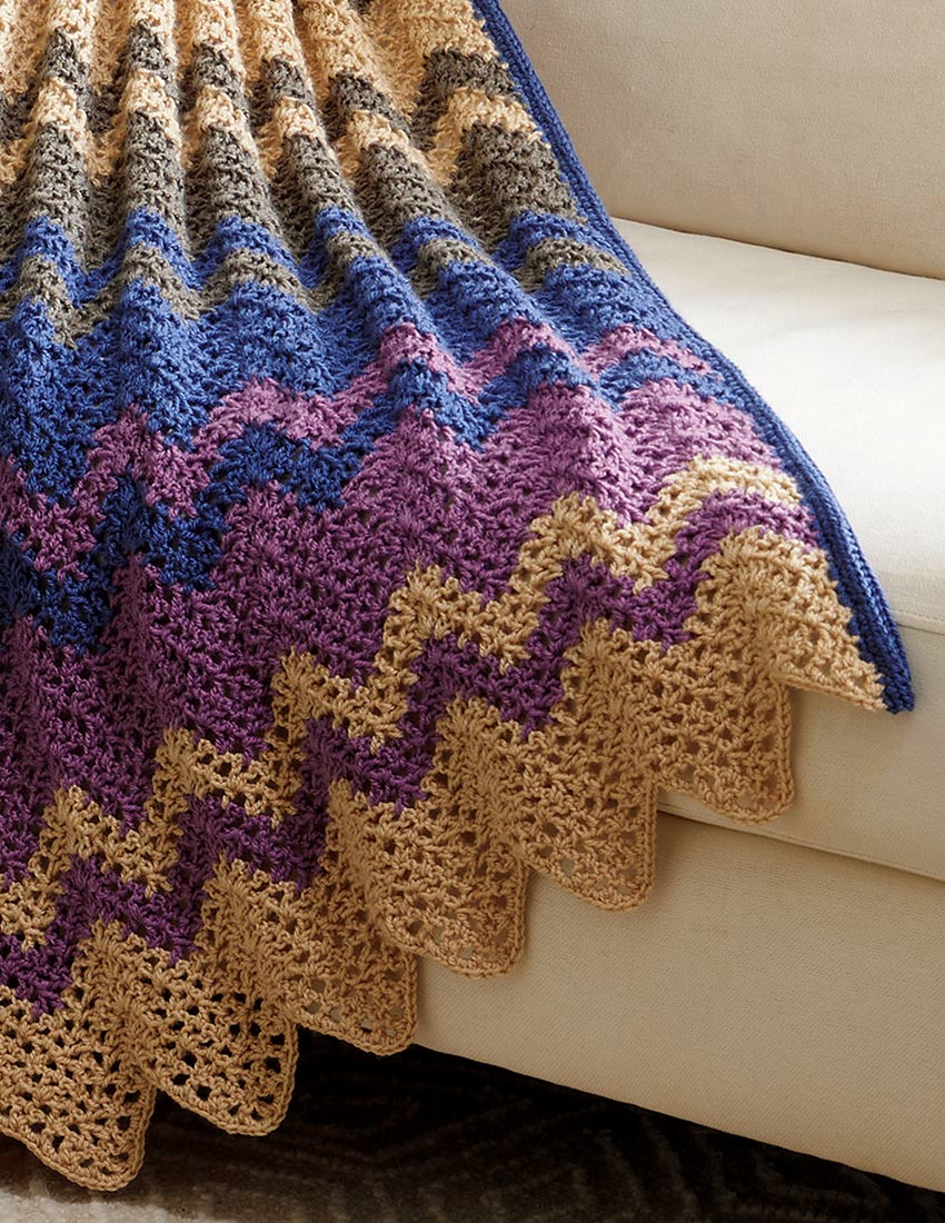 Colour Rich Ripple Crochet Afghan Pattern - Image 2