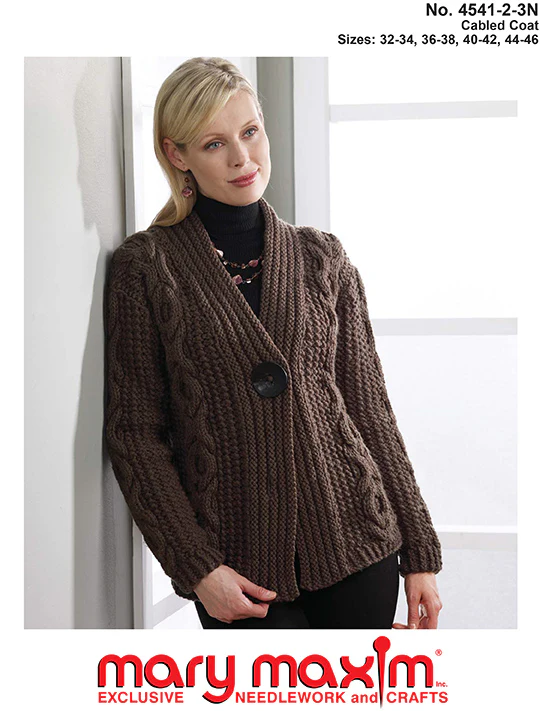 Cabled Coat Pattern - Image 2