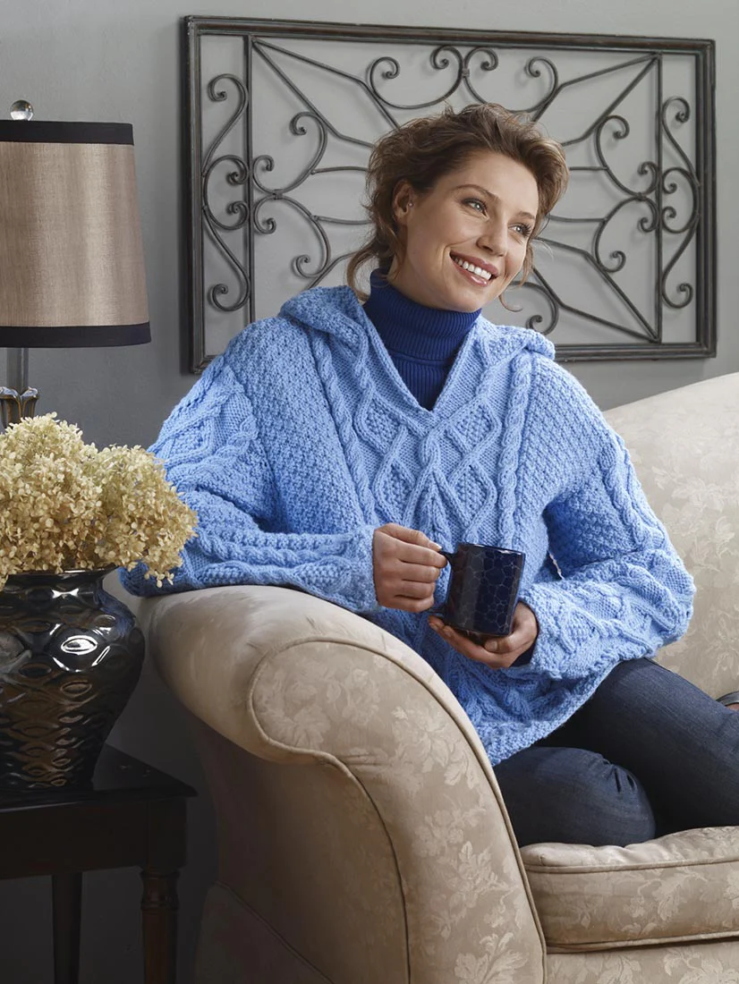 Cabled Hoodie Pattern - Image 3