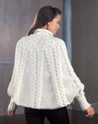 Cabled Poncho - Image 5