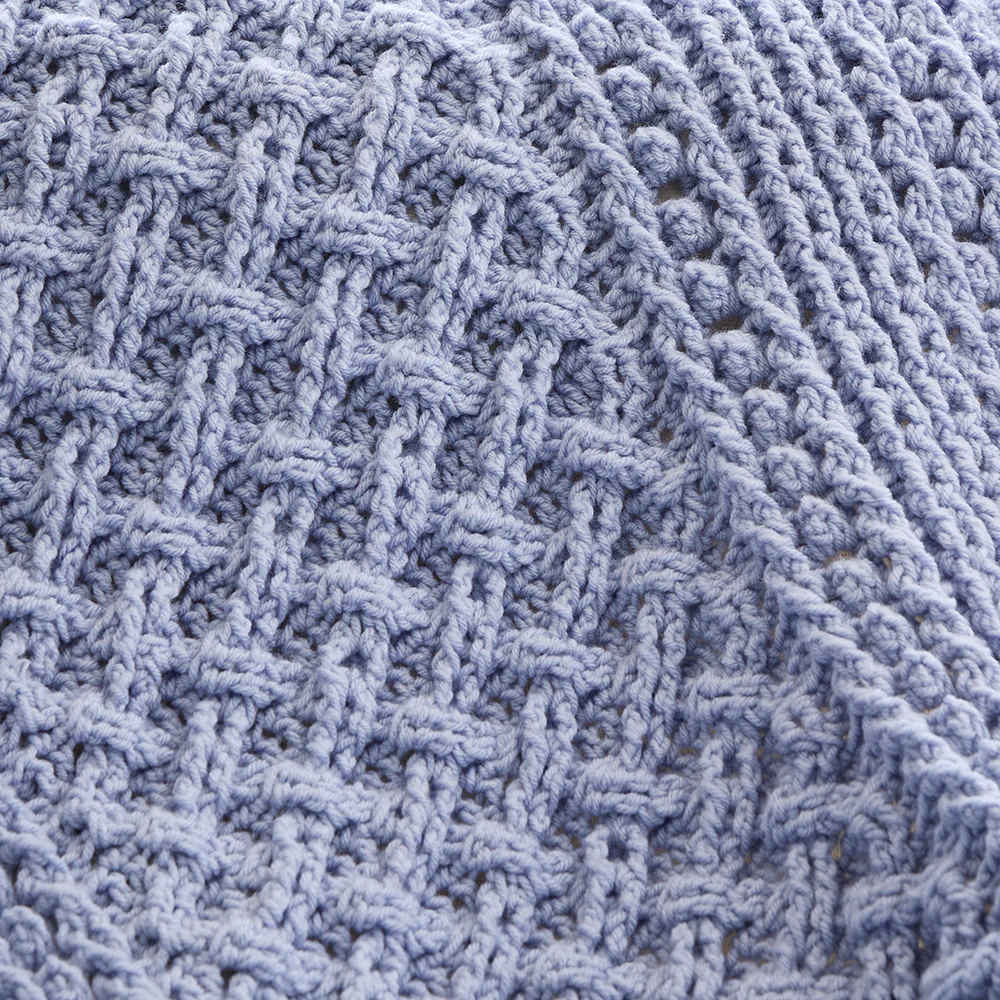 Cabled Trellis Blanket - Image 3