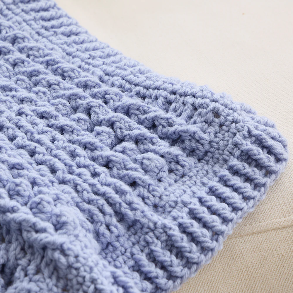 Cabled Trellis Blanket - Image 4