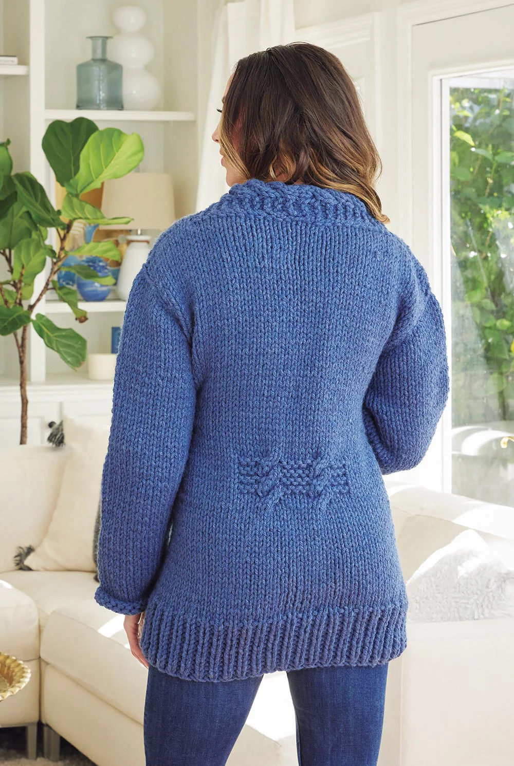 Cabled Trim Jacket Pattern - Image 3
