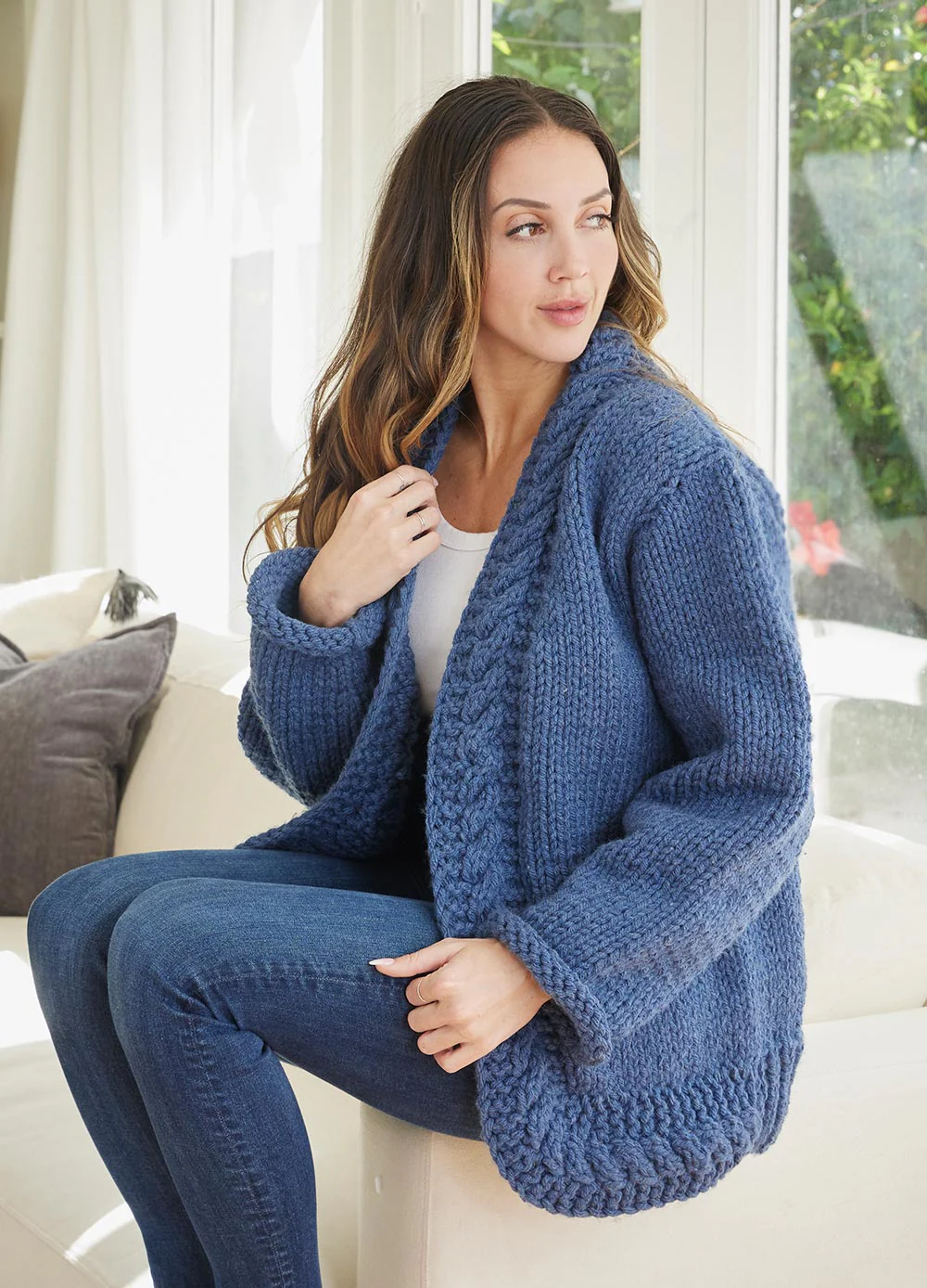 Cabled Trim Jacket Pattern - Image 6