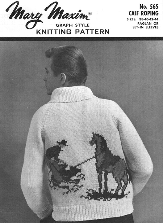Calf Roping Cardigan Pattern - Image 2