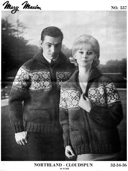 Ladies' and Youths' Scandinavian Influence Cardigan Pattern - Image 2