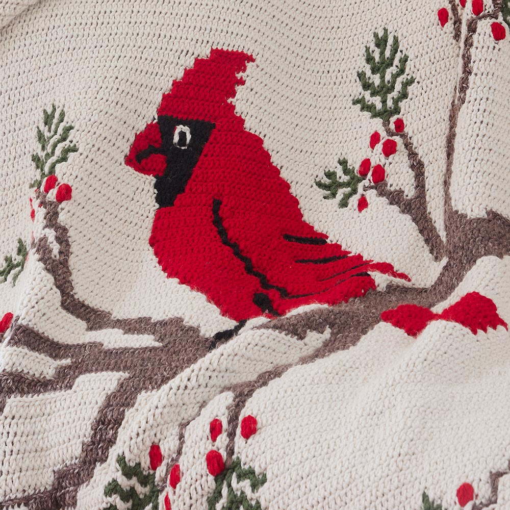 Cardinal Forest Afghan - Image 2