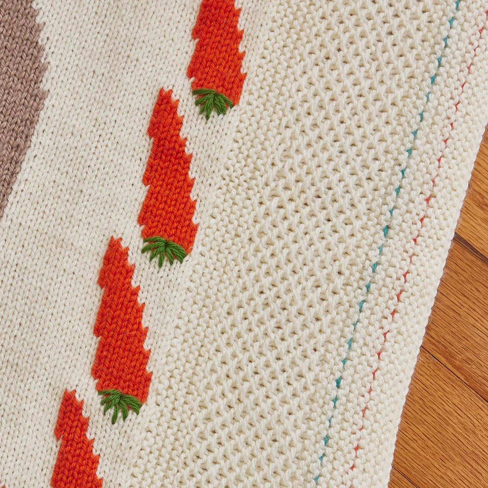 Carrot Caper Baby Blanket - Image 3