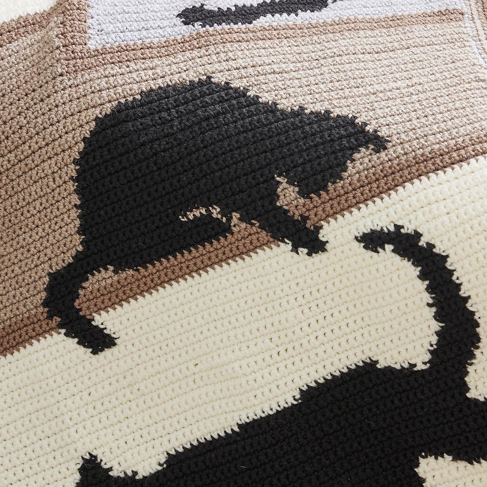 Cat Silhouettes Afghan - Image 2