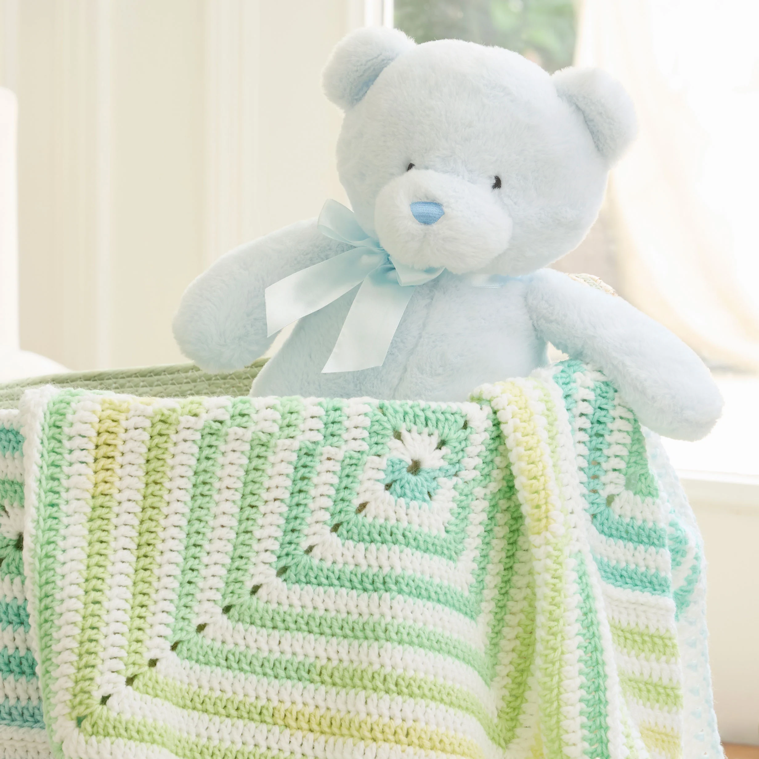 Cattywampus Squares Baby Blanket - Image 3