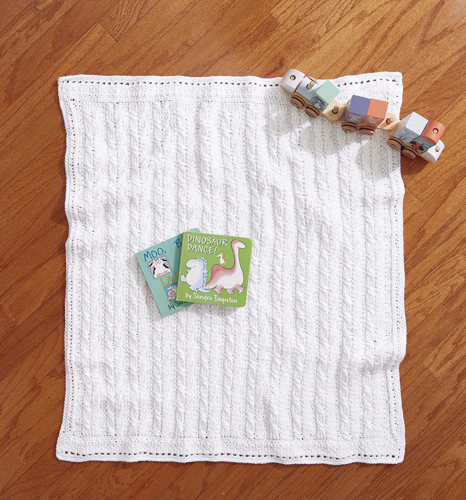 Chain of Hearts Baby Blanket - Image 2