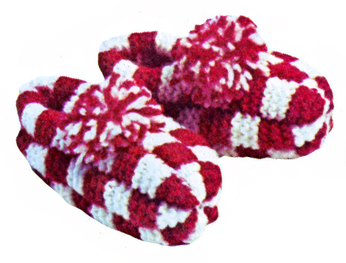Checkered Slippers Pattern - Image 2