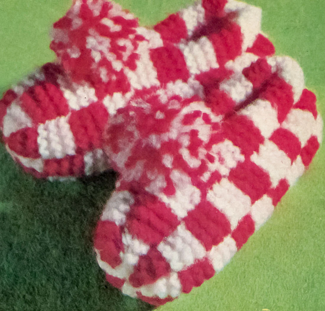 Checkered Slippers Pattern - Image 3