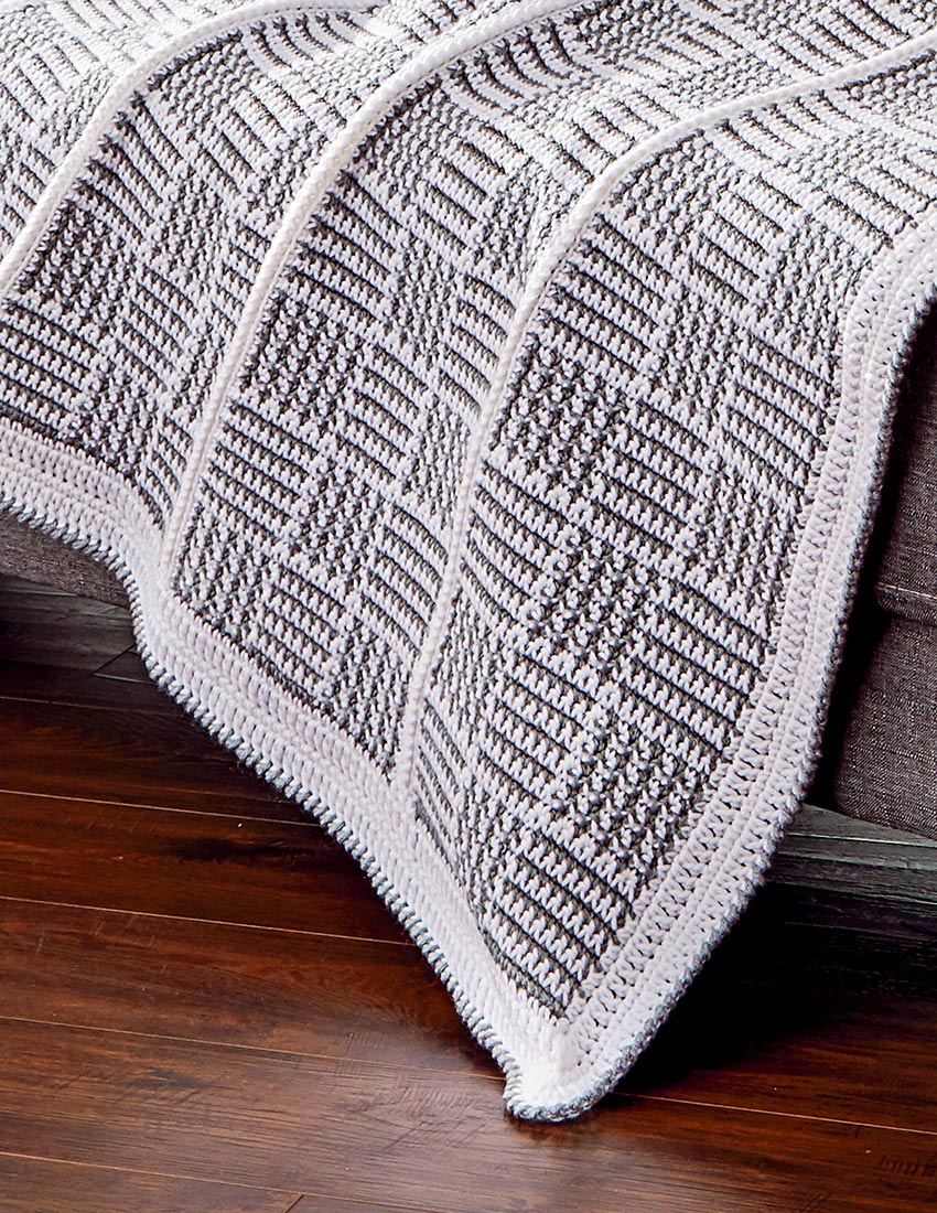 Chequered Plaid Throw Pattern - Image 2