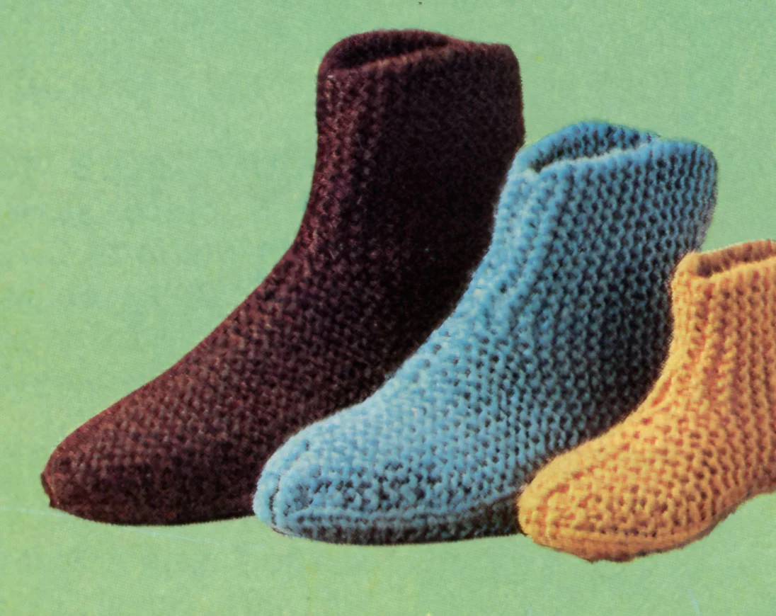 Child's Boot Slippers Pattern - Image 2