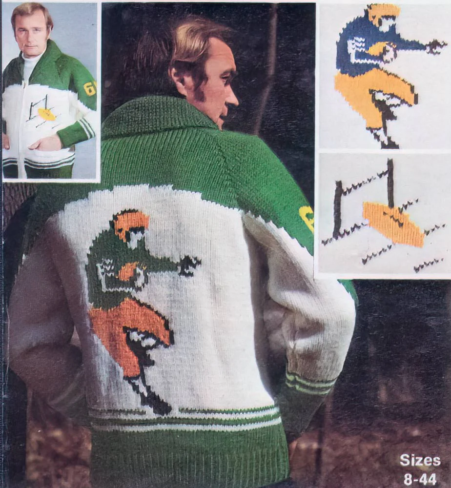 Child's Football Cardigan Pattern - Image 2