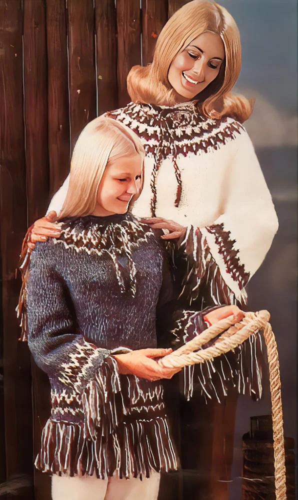 Child's Poncho-Pullover Pattern - Image 2