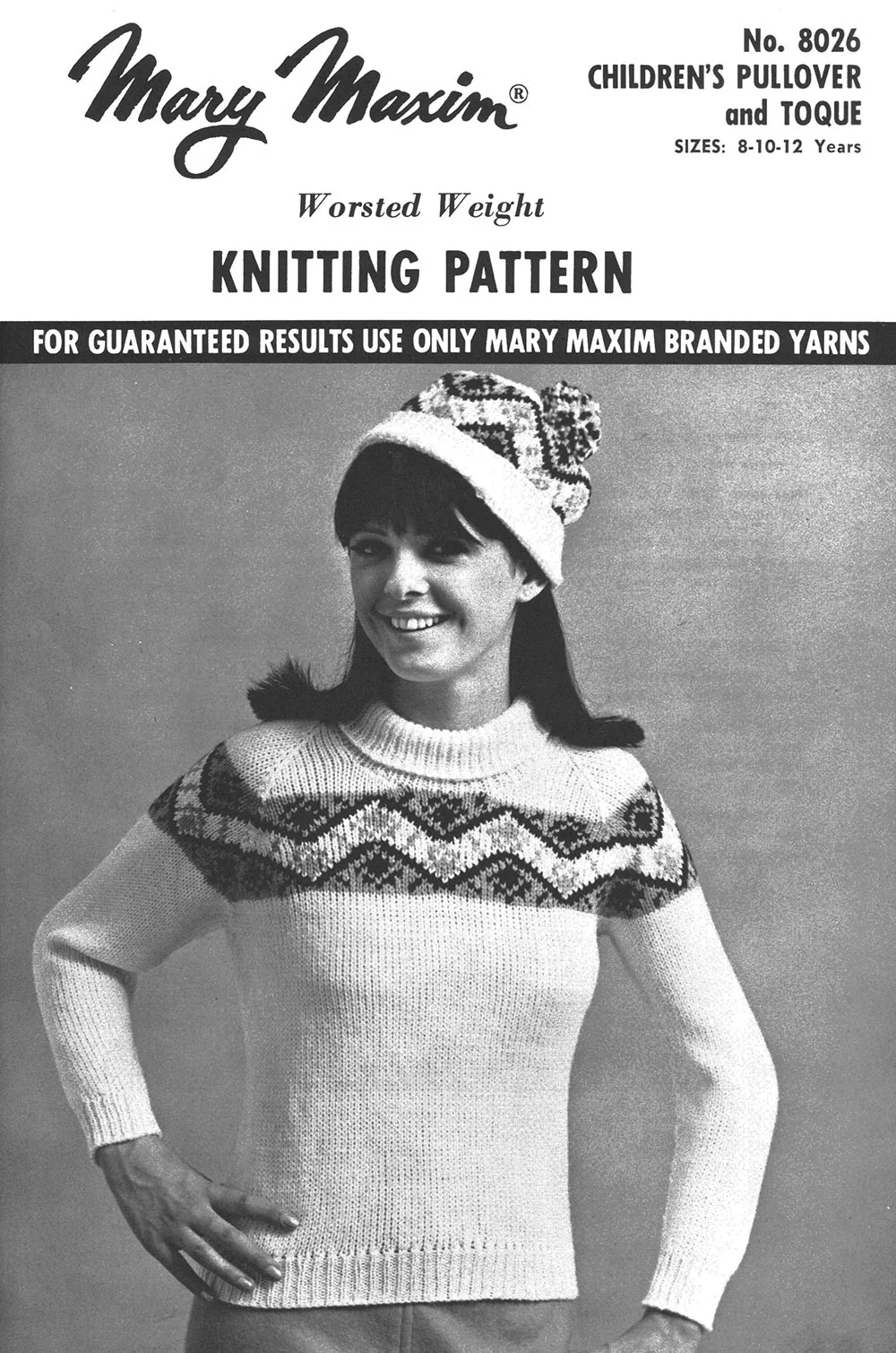 Child's Pullover & Toque Pattern - Image 2