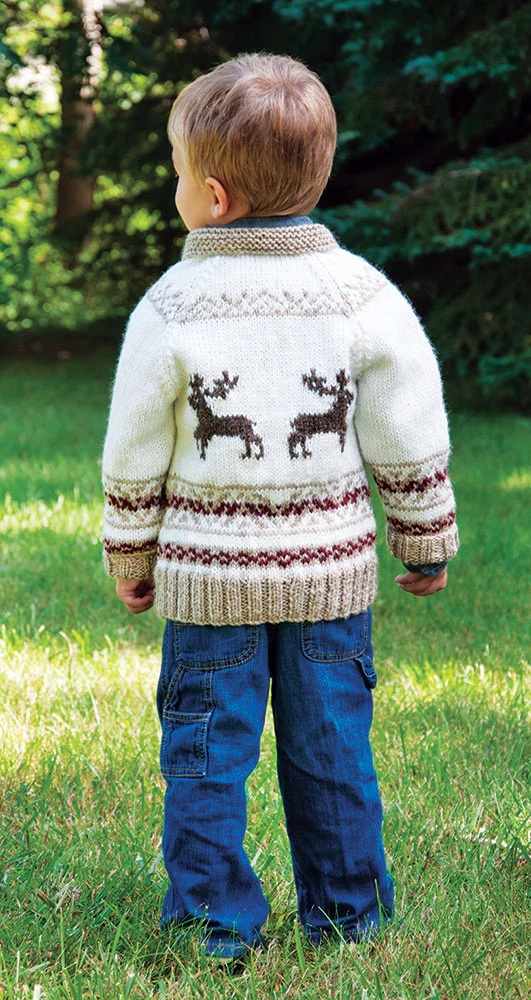 Child's Rustic Cardigan Pattern - Image 2