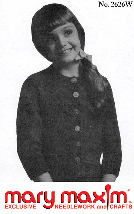 Children's Charming Miss Cardigan Pattern - Image 2