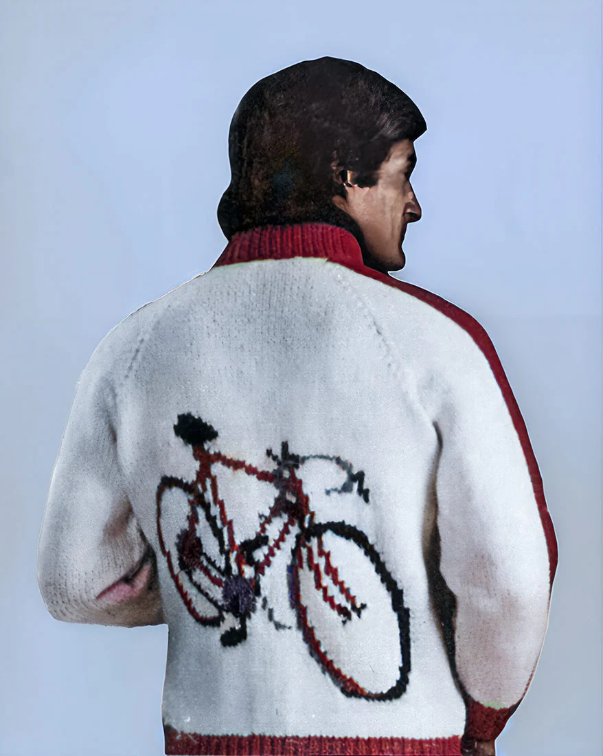 Children's Bicycle Cardigan Pattern - Image 2