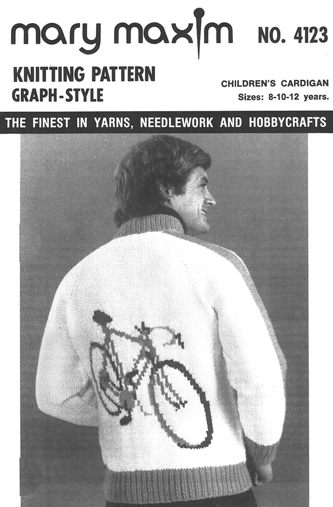 Children's Bicycle Cardigan Pattern - Image 3