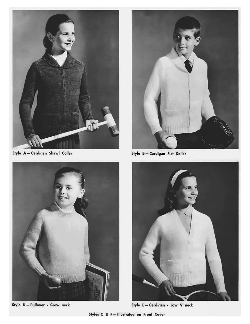 Children's Cardigans and Pullovers Pattern - Image 2