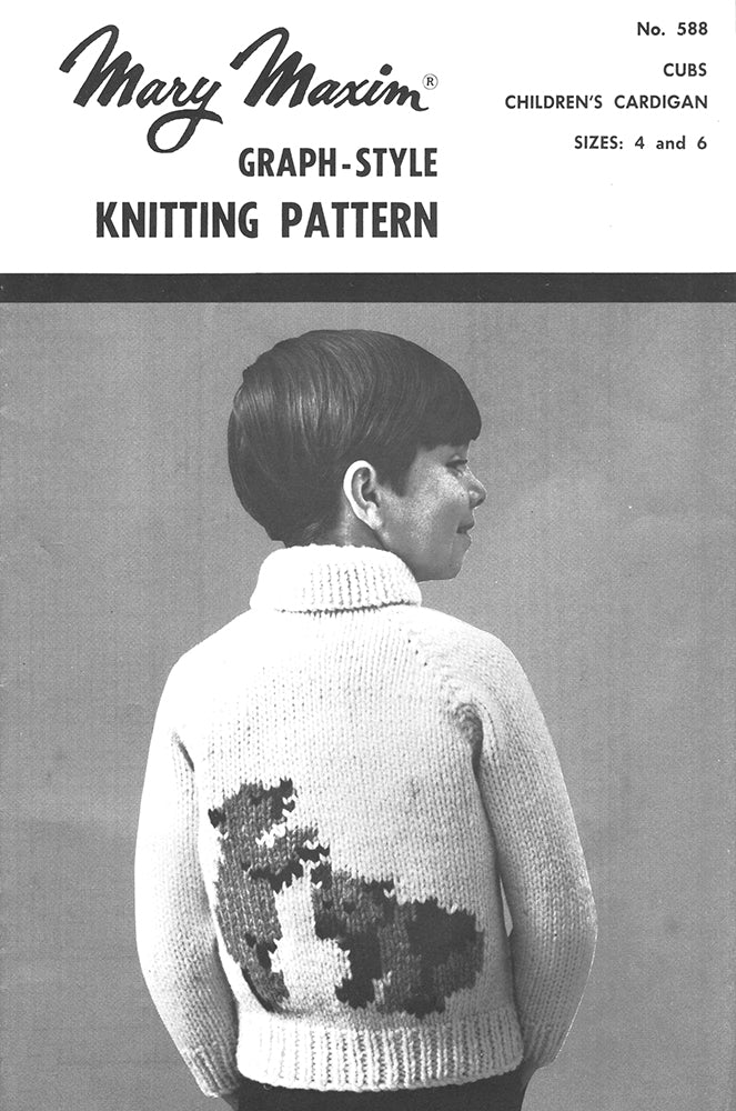 Children's Cubs Cardigan Pattern - Image 2