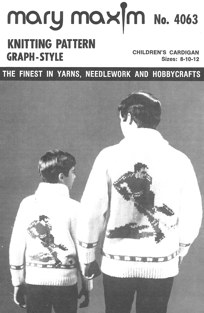 Children's Hockey Cardigan Pattern - Image 4