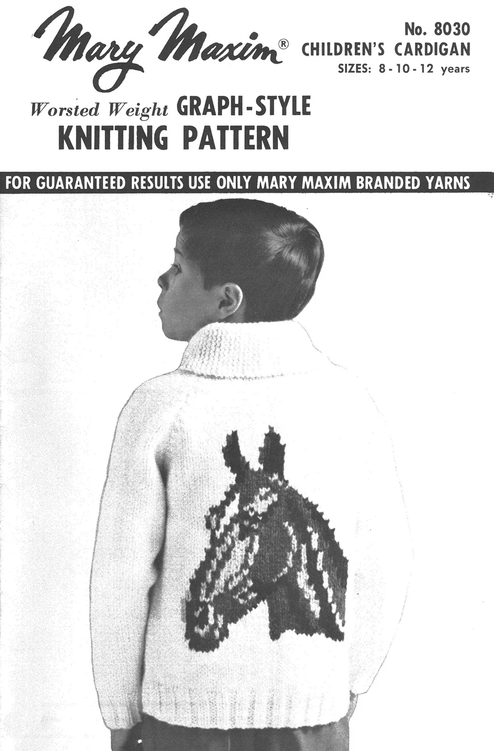 Children's Horse Cardigan Pattern - Image 2