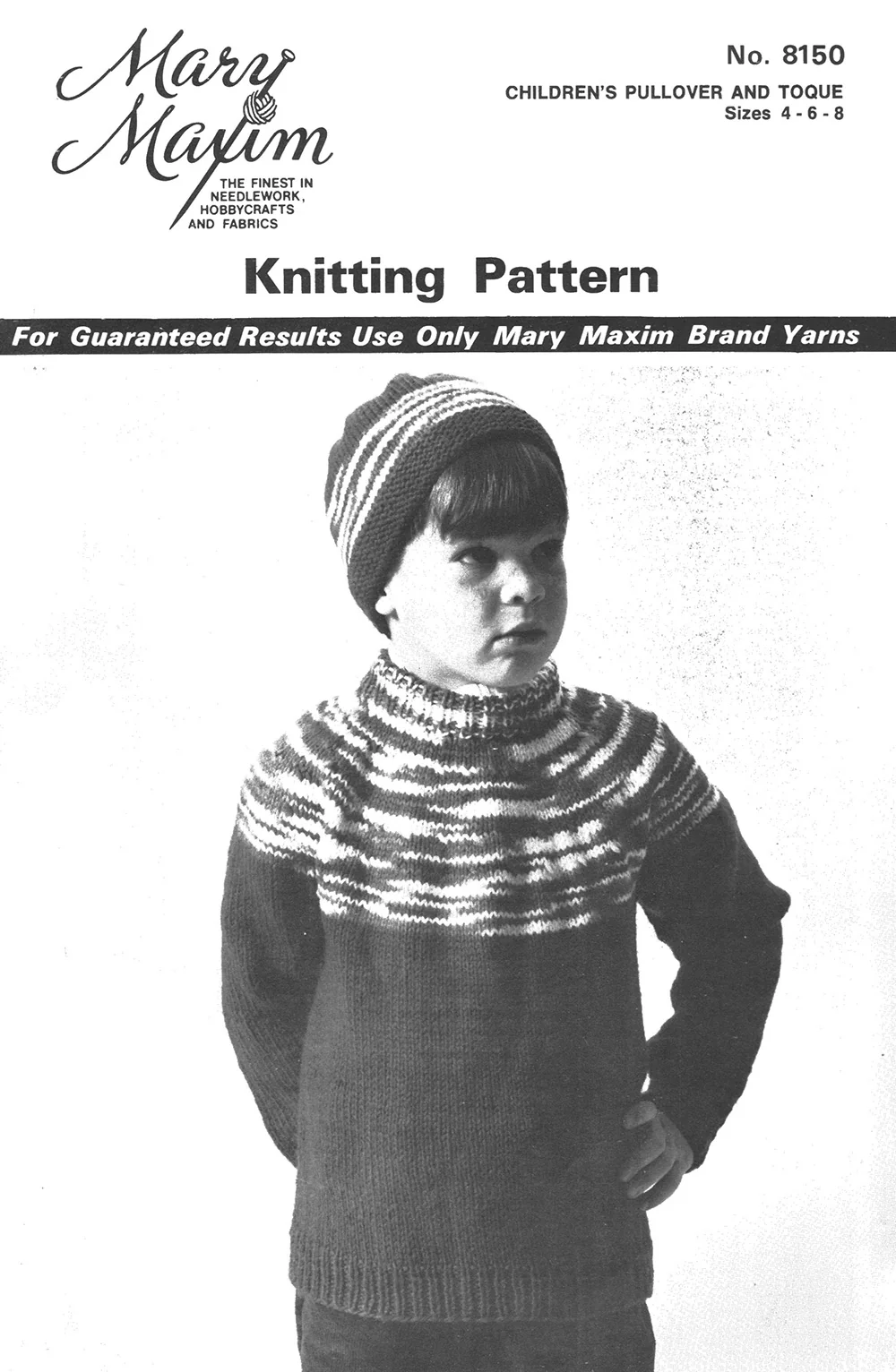 Children's Pullover Toque Pattern - Image 2