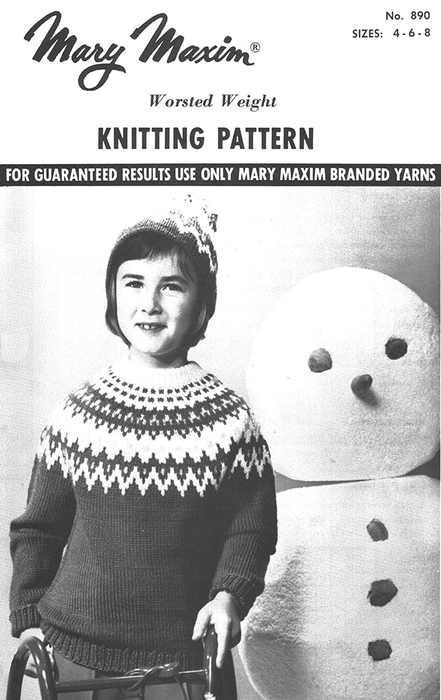 Children's Pullover & Toque Pattern - Image 3