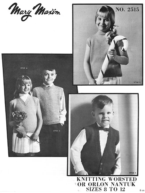 Children's Shells and Vest Pattern - Image 2