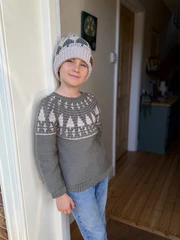 Children's Twinkling Trees Sweater - Image 4
