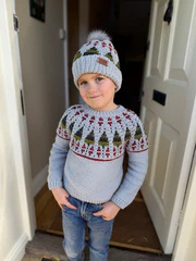 Children's Twinkling Trees Sweater - Image 5