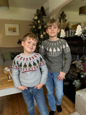 Children's Twinkling Trees Sweater - Image 6