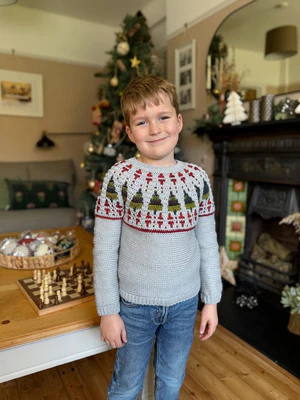 Children's Twinkling Trees Sweater - Image 7