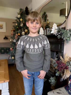 Children's Twinkling Trees Sweater - Image 8