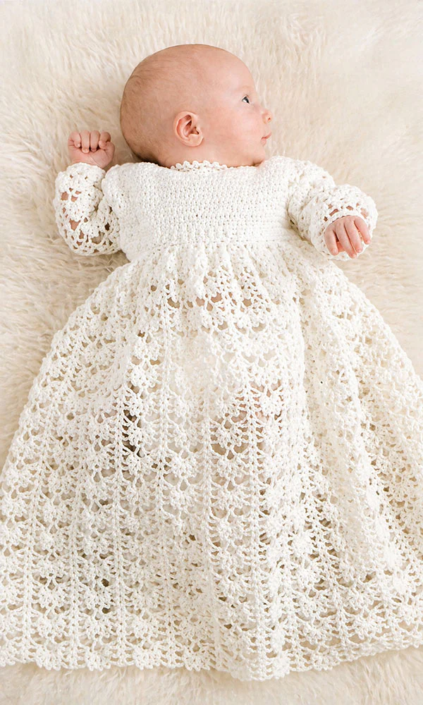 Christening Robe or Short Dress Pattern
