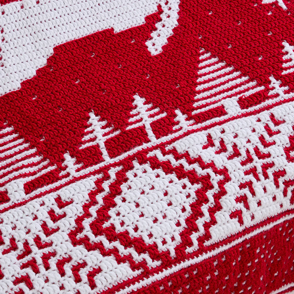 Christmas Joy Mosaic Afghan - Image 4