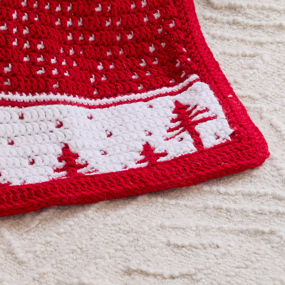 Christmas Joy Mosaic Afghan - Image 5